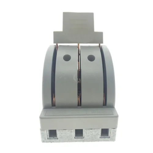 Vista 4 de YXQ 380V 100A 3 Polo Doble Tiro Fuente de Alimentación Control de Seguridad Interruptor Cuchillo Gris