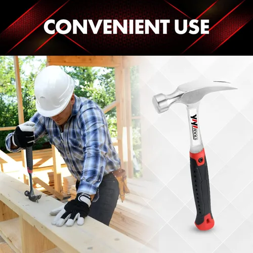 Vista 6 de Martillo de garra forjado en una sola pieza - 16OZ