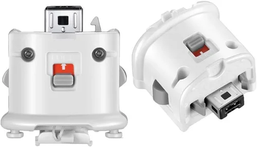 Vista 6 de Paquete de 2 adaptadores Wii Motion Plus, con funda de silicona para control remoto Wii, controlador de sensor remoto externo de movimiento Plus Wii