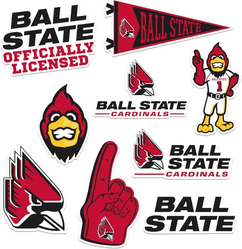 Vista 35 de American University Paquete Variado de 10 Calcomanías Grandes de Vinilo de Lujo - Laptop, Botella de Agua, Scrapbooking, Tableta, Monopatín