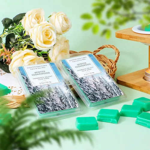 Vista 4 de Cubos de cera derretida, cera perfumada, cubos de cera, cubos de cera para calentador de cera, cera derretida de velas, cera perfumada derretida