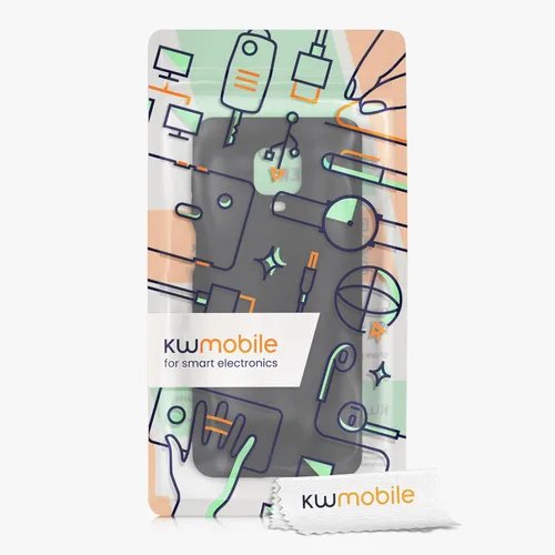 Vista 7 de kwmobile Funda compatible con Xiaomi Redmi Note 9S / 9 Pro / 9 Pro Max - Funda protectora de silicona TPU suave y delgada - Negro mate