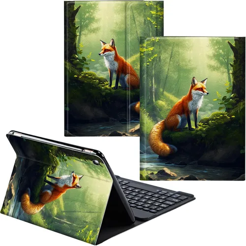 Vista 18 de Funda para Samsung Galaxy Tab S6 Lite 2022/2020 Teclado Inalámbrico Desmontable y Cubierta De Soporte De Cuero PU Funda Protectora Para Samsung