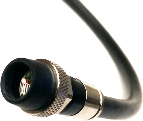 Cable coaxial RG6 de 200 pies (negro) – Arranque meteorológico – UL ETL CMR CATV Retardante de Fuego Satélite Audio Video HD Cable Conectores F de