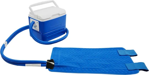 Vista 10 de Polar Active Ice 3.0 Sistema de máquina de hielo de terapia fría con temporizador programable, almohadilla de compresión de espalda y cadera