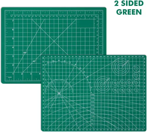 Vista 6 de Anezus Cuchillo de precisión y tapete de corte autocurable, juego de cuchillos de pasatiempos con 30 cuchillos para arte, hobby, manualidades