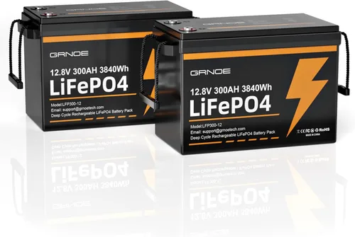 Vista 15 de Batería LiFePO4 de 12 V 100 Ah, batería de litio de ciclo profundo, tamaño grupo 24, BMS de 100 A integrado, más de 15000 ciclos, batería ligera