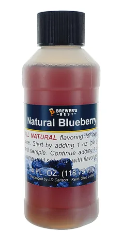 Brewer's Best Aromatizante natural de frutas de cerveza y vino (arándano)