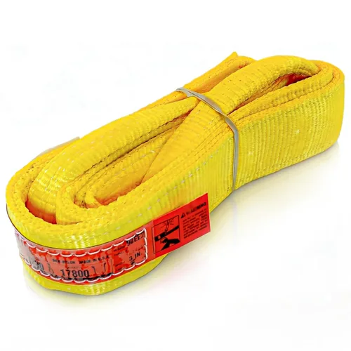 Vista 16 de DD Sling (Hecho en EE. UU.). 2 pulgadas de ancho X (longitudes de 4' a 20') en el listado! Eslingas de nylon de 2 capas con ojo torcido, de ojo a