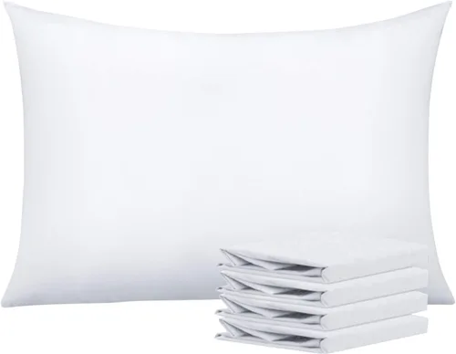 Vista 98 de NTBAY Juego de fundas de almohada estándar, paquete de 2 fundas de almohada de microfibra cepillada de 20 x 26 pulgadas, suaves, sin arrugas