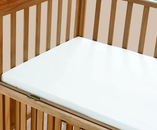 Vista 2 de Celine Linen Sábana bajera ajustable para cuna de bebé suave y sedosa de lujo de 100 % algodón Colchones estándar para cuna y niños pequeños