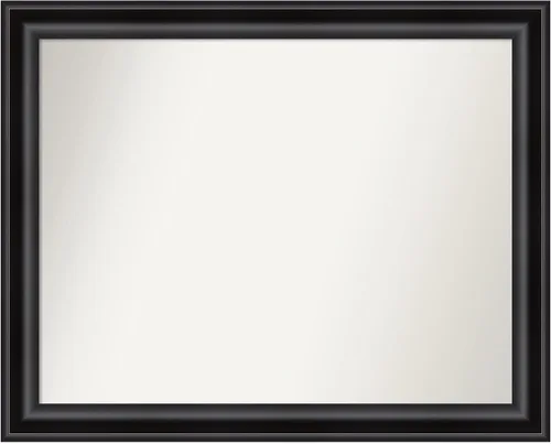 Vista 389 de Amanti Art Espejo personalizado, espejo de baño negro puente, espejo de pared o espejo de tocador de baño sobre el fregadero (26 x 26 pulgadas)