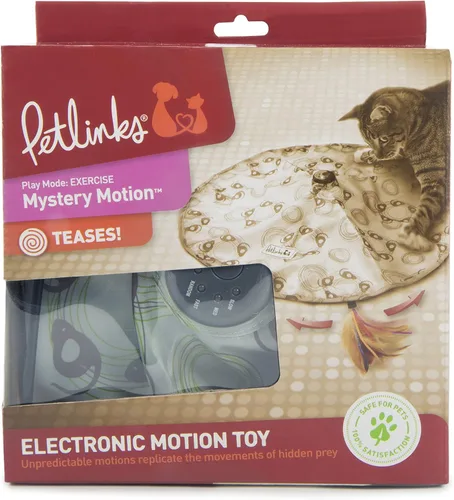 Vista 2 de Petlinks, juguete de movimiento electrónico para gatos, Mystery Motion, N/A, Gris