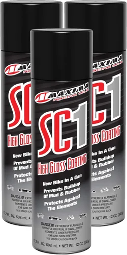 Maxima 78920-3PK SC1 Revestimiento de alto brillo 51.6 FL. OZ. 1524 mL - PESO NETO 36 OZ. (1020g), 3-Pack