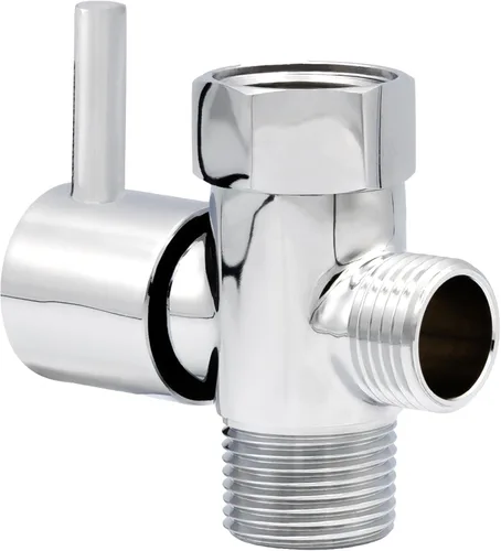 Vista 11 de Adaptador en T de válvula de cierre LUXE Bidet de 7/8" x 7/8" x 1/2" para bidés, compatible con accesorios de bidé de la serie NEO