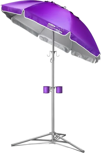 Vista 9 de Sombrilla de protección solar portátil y definitiva Wondershade, ligera y ajustable para protección solar instantánea - Verde