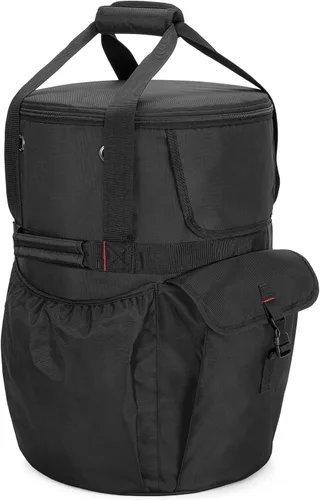 SAMDEW Bolsa de tanque de propano para exteriores de 20 libras, cubierta portátil para tanque de gas propano con función de mesa, 2 bolsillos y asas