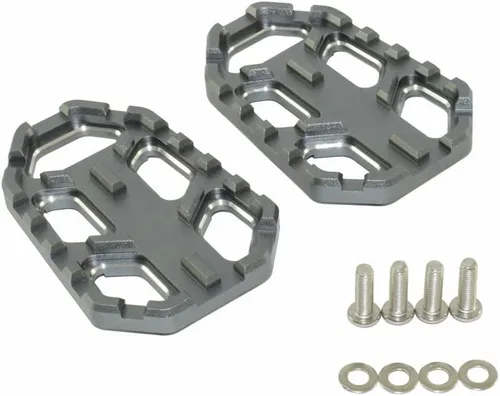 Vista 2 de Pedal extensor de clavija de pie izquierdo y derecho Ampliar extensión resto para Kawasaki Versys 1000 2015 2016 2017 2018 2019 2020 2021 (gris)