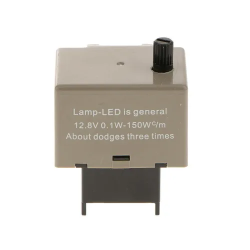 Vista 8 de SOCAL-LED LIGHTING 3-Pin CF13 JL-02 EP34 Relé intermitente LED electrónico de velocidad ajustable para bombillas de intermitente de reparación