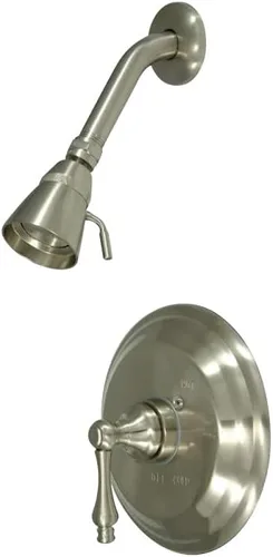 Vista 4 de Kingston Brass KB3633ALSO - Grifo de ducha de restauración, latón antiguo, 7,13 x 7,5 x 7,5