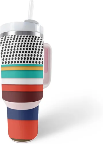 Vista 34 de MightySkins Skin - Vaso de vinilo compatible con Stanley The Quencher H2.0 FlowState de 40 onzas, vida útil, protectora, duradera y única, fácil