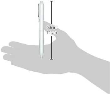 Vista 3 de PILOT BDR-3SR-S Acro Ink - Bolígrafo de punta fina Acro Drive, cuerpo plateado