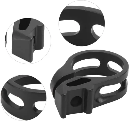 Vista 6 de Abrazadera de gatillo de bicicleta, abrazadera de palanca de cambios de bicicleta de 0.9 pulgadas, aleación de aluminio y acero inoxidable