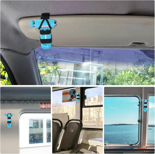 Vista 5 de Rompeventanas, herramienta de escape de emergencia 3 en 1 con rompeventanas de coche y cortador de cinturón de seguridad, martillo de seguridad