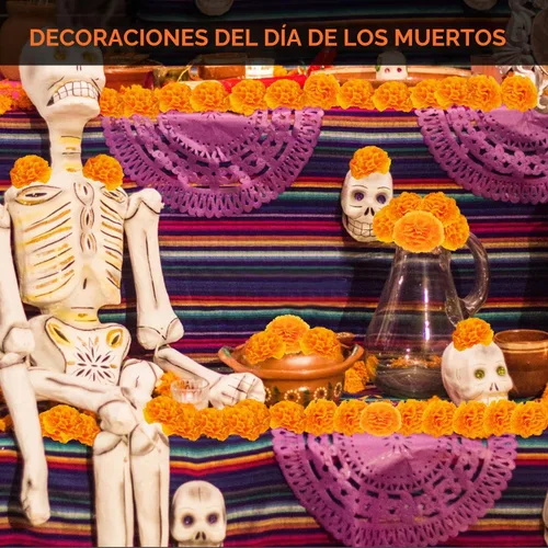Vista 3 de Labeol 50 piezas de flores de caléndula artificiales, cabezas de flores de caléndula a granel, decoración mexicana, guirnalda de caléndula de seda