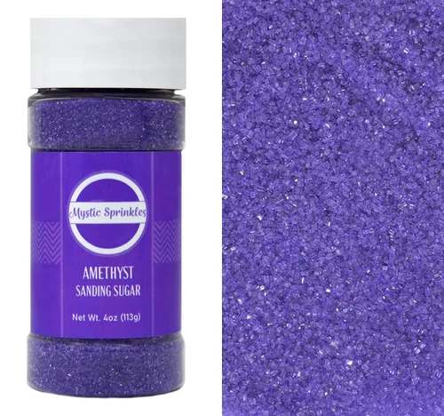 Vista 14 de Mystic Sprinkles Botellas de azúcar de lijado de 4 onzas (ámbar - Azúcar de lija naranja 4 onzas)