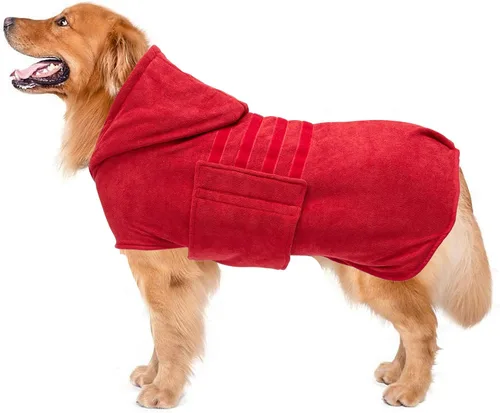 Vista 14 de Geyecete Pineapple Grid - Toalla de baño súper absorbente para perros y gatos, de secado rápido, color verde, talla XS
