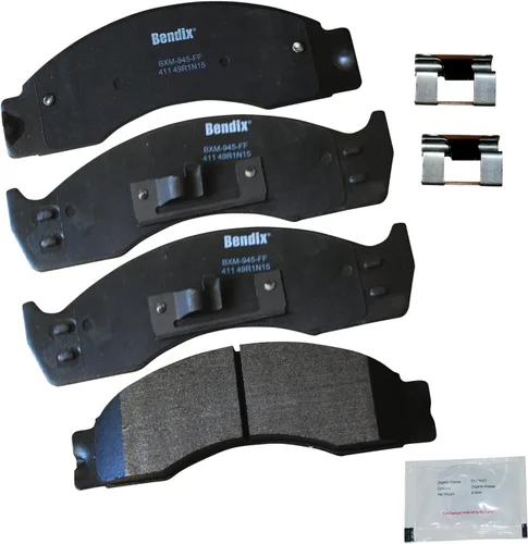 Vista 232 de Pastillas de freno delanteras semi-metálicas Bendix Priority1 CFM1774 para Ford Transit 2019-2017, Transit-150 2021-2015, Transit-250 2021-2015