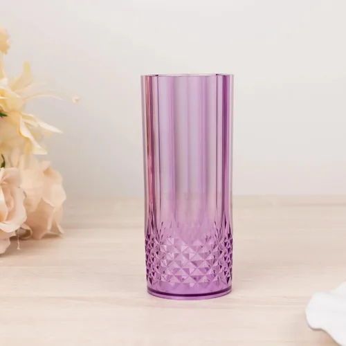 Vista 22 de Efavormart - Juego de 12 copas de champán de plástico color ámbar dorado reutilizables sin tallo para champán, 9 onzas