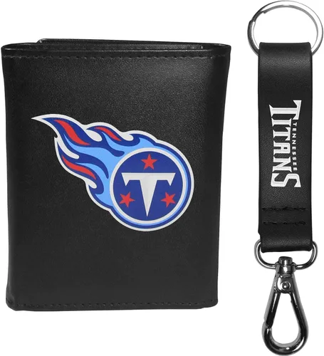Vista 8 de Siskiyou Sports NFL unisex Tri-fold Wallet & Strap Key Chain
