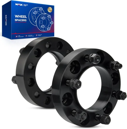 Vista 164 de KAX Espaciadores de rueda 4x4, adaptadores de espaciadores de rueda de 1" con pernos de 1/2" x20, diámetro del cubo de 59 mm, 2 piezas para Xpress