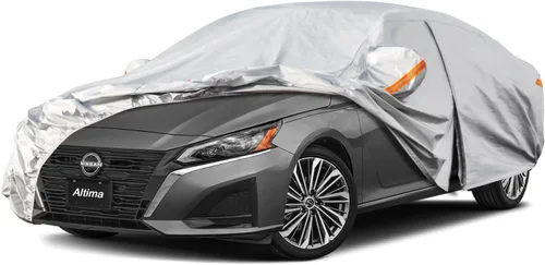 Vista 28 de Kayme Funda para Automóvil de 6 Capas Ajuste Personalizado para Cadillac CTS (2003-2014) Impermeable Todo Clima para Automóviles, Cubierta Completa