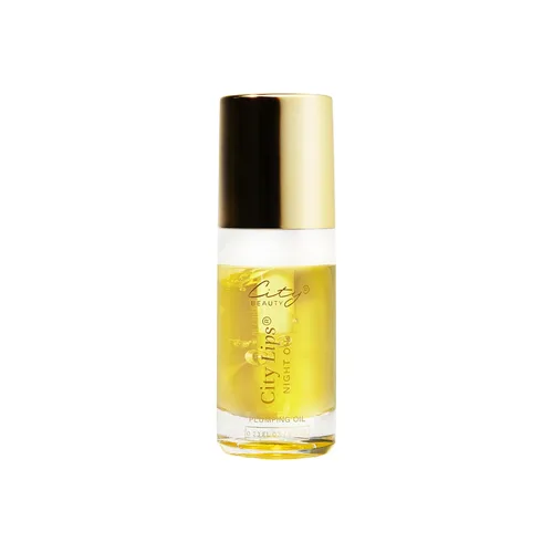 City Beauty City Lips - Aceite nocturno para rellenar, hidratar y restaurar durante la noche, tratamiento labial antienvejecimiento, aceite labial