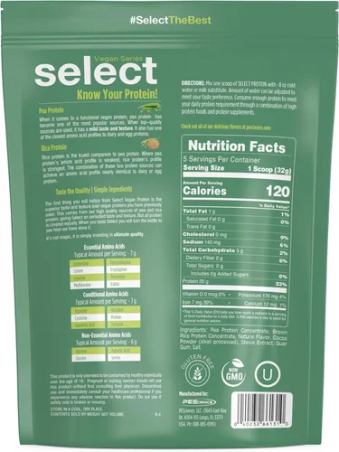 Vista 7 de Mezcla de polvo de proteína vegana PEScience Select