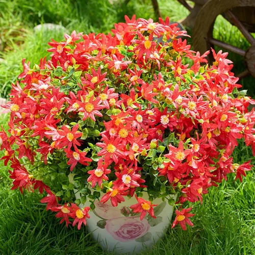 Vista 28 de Tallos de eucalipto, ramas de hojas de eucalipto artificiales, 12 paquetes de plantas artificiales para el hogar, oficina, ramo de flores, centro