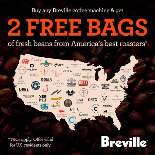 Vista 6 de Breville Bambino BES450BSS, máquina de café expreso de acero inoxidable cepillado