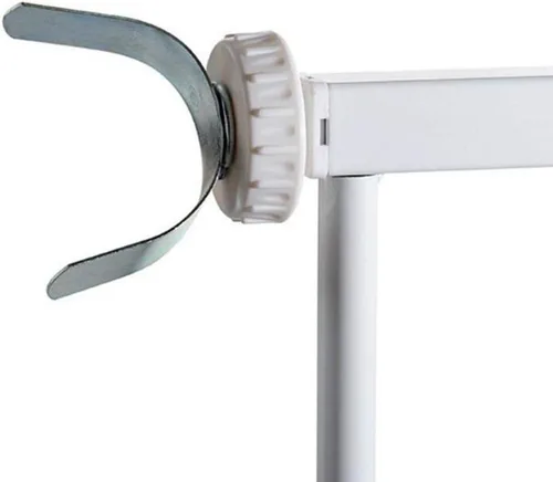 Vista 5 de TOPINCN 2 adaptadores de puerta de barandilla, varillas de husillo en forma de U, adaptadores de barandilla de escalera para puertas montadas a