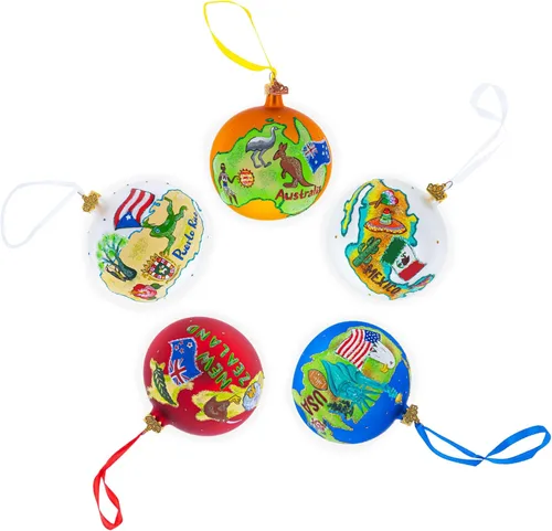 Vista 5 de Castillo de Vadstena, Estocolmo, Suecia, bola de cristal, adorno navideño de 4 pulgadas