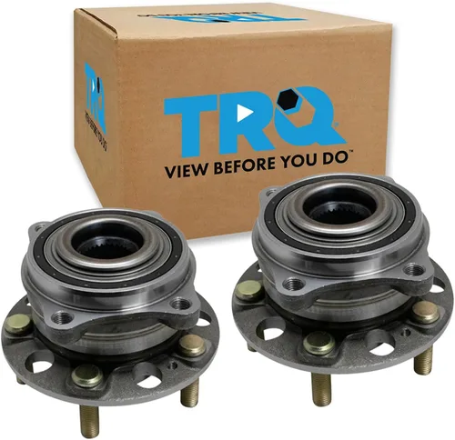 Vista 11 de Conjunto de rodamiento de rueda delantera de 2 piezas y buje TRQ Compatible con Pontiac Solstice 2006-2009 Saturn Sky 2007-2010