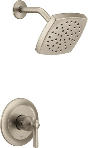 Vista 8 de Moen UTS3912EPBG Flara M-CORE 3-Series 1-Handle Eco-Performance - Kit de molduras de ducha con 1 mango, requiere válvula, oro cepillado