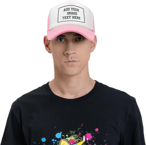 Vista 8 de Personalized Adult Mesh Trucker Cap Customized Dad Hats for Men Women Customize Sport Hat