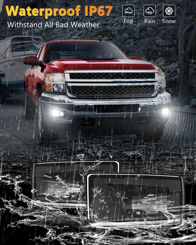 Vista 5 de BICYACO Luces antiniebla LED 5202 con bombillas compatibles con Silverado 1500 2500 3500 2008-2014/Avalanche 2007-2011/Suburban 2007-2014/Tahoe