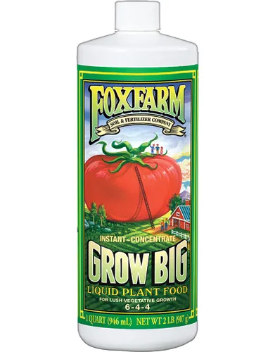 Vista 3 de Fox Farm Fertilizer Soil Trio Liquid Nutrient Tiger Bloom, Grow Big, Big Bloom Quart Bottles + Twin Canaries Chart (Pack of 3-32 oz Bottles)