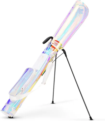 Vista 8 de KVV Lightweight Sunday Golf Stand Bag, Colorful Fashion Pitch and Putt Golf Bag