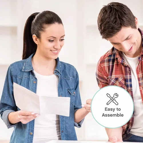 Vista 12 de Classic Brands Chicago - Cama tapizada moderna con cabecera y marco de madera con soporte de listones de madera, tamaño matrimonial, Peyton Slate