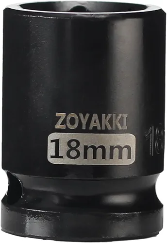Vista 78 de Juego de llaves de impacto de 6 puntas de 1/2 pulgada - 1-1/2" (SAE), CR-MO, llave de eje de 1/2 pulgada de 6 puntas para fácil remoción de tuercas